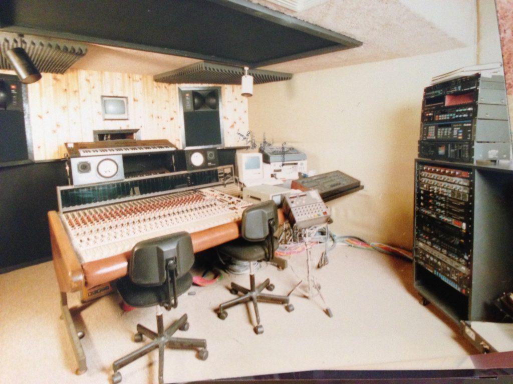 My first pro analog studio late 80's.  That MCI console I purchased from Atlantic Records.  It was used on Led Zeppelins In Through The Out Door among others